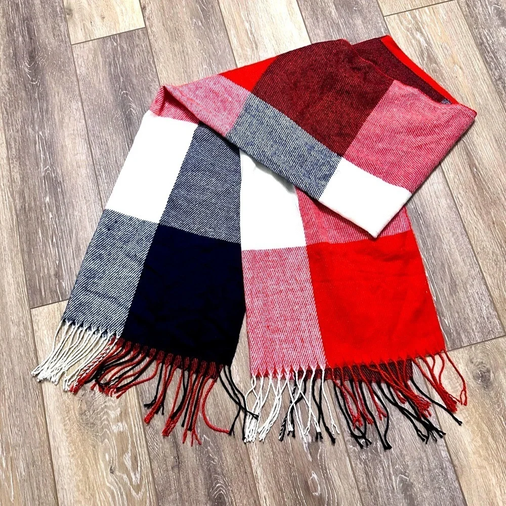 🧣 Unisex Acrylic large scarf  72” X 23”